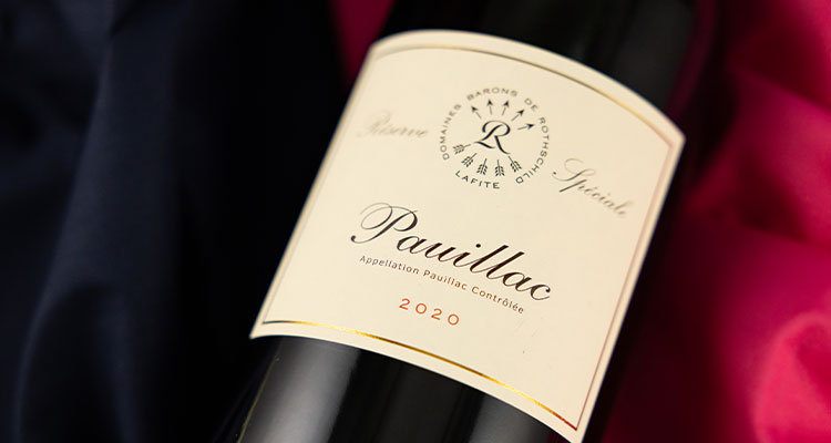 With unrivaled expertise, Goedhuis Waddesdon provides trade and private clients with the world’s finest wines DBR Lafite Reserve Spéciale Pauillac 2020