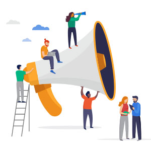 Business advertising promotion loudspeaker